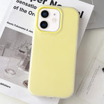 Capa de Telefone Híbrida TPU com PC e Textura Mate em Cor Jelly, para iPhone 12 Pro Max, para iPhone 12 Pro, para iPhone 11