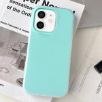 Capa de Telefone Híbrida TPU com PC e Textura Mate em Cor Jelly, para iPhone 12 Pro Max, para iPhone 12 Pro, para iPhone 11