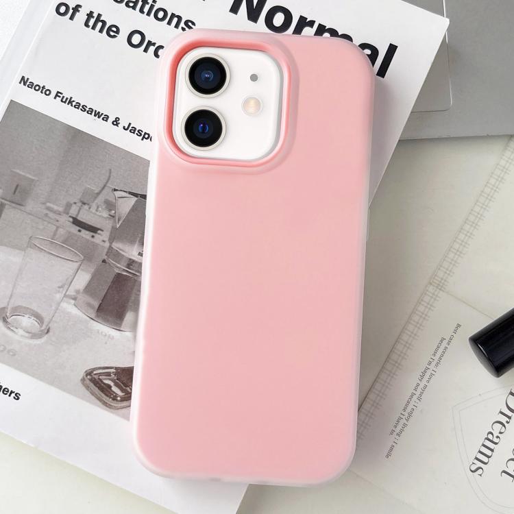 Capa de Telefone Híbrida TPU com PC e Textura Mate em Cor Jelly, para iPhone 12 Pro Max, para iPhone 12 Pro, para iPhone 11