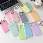 Capa de Telefone Híbrida TPU com PC e Textura Mate em Cor Jelly, para iPhone 12 Pro Max, para iPhone 12 Pro, para iPhone 11