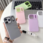 Capa de Telefone Híbrida TPU com PC e Textura Mate em Cor Jelly, para iPhone 12 Pro Max, para iPhone 12 Pro, para iPhone 11