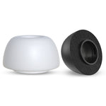 6 Pares de Ponteiras de Silicone Substituíveis para Auscultadores Sem Fios AirPods Pro, com Caixa de Armazenamento, Silicone Branco