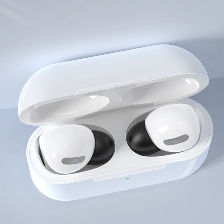 6 Pares de Ponteiras de Silicone Substituíveis para Auscultadores Sem Fios AirPods Pro, com Caixa de Armazenamento, Silicone Branco