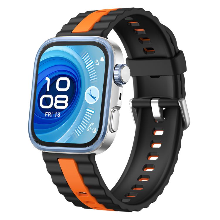 xDfind Sport Vertical Striped Two Color Silicone Watch Band, For Huawei Watch Fit 5 / Fit 5 Pro / Fit 4 Pro