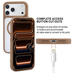 Capa MagSafe Fosca GEBEI Jazz Series Skin Feel, Para iPhone 17 Pro Max, Para iPhone 17 Pro, Para iPhone 17, Para iPhone Air