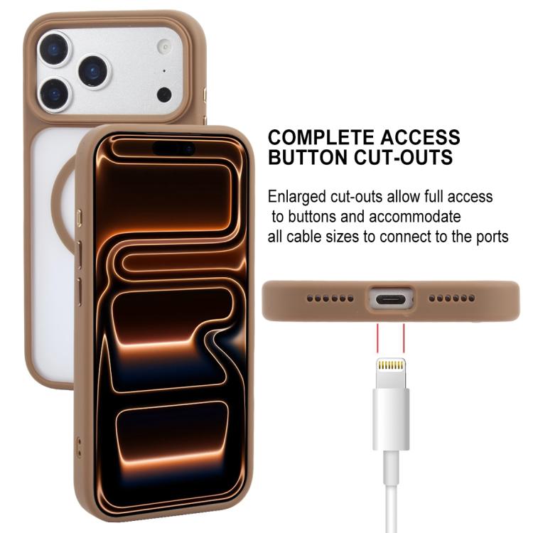 Capa MagSafe Fosca GEBEI Jazz Series Skin Feel, Para iPhone 17 Pro Max, Para iPhone 17 Pro, Para iPhone 17, Para iPhone Air
