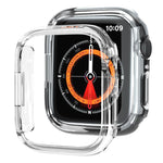 Capa de Relógio xDfind PC Fosca Oca de Cobertura Parcial, Para Apple Watch Ultra 3 / 2 / 1 49mm, Para Apple Watch Series 9 / 8 / 7 45mm, Para Apple Watch Series 9 / 8 / 7 41mm, Para Apple Watch Series 3 / 2 / 1 38mm