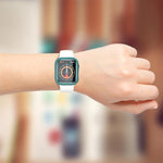 Capa de Relógio xDfind PC Fosca Oca de Cobertura Parcial, Para Apple Watch Ultra 3 / 2 / 1 49mm, Para Apple Watch Series 9 / 8 / 7 45mm, Para Apple Watch Series 9 / 8 / 7 41mm, Para Apple Watch Series 3 / 2 / 1 38mm
