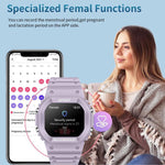 LC31 Relógio inteligente desportivo ao ar livre com ecrã TFT tátil completo de 1,75 polegadas, chamada Bluetooth com lanterna