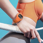 LC31 Relógio inteligente desportivo ao ar livre com ecrã TFT tátil completo de 1,75 polegadas, chamada Bluetooth com lanterna