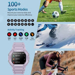 LC31 Relógio inteligente desportivo ao ar livre com ecrã TFT tátil completo de 1,75 polegadas, chamada Bluetooth com lanterna