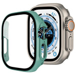 Capa de Relógio xDfind PC com Filme de Vidro Temperado Integrado, Para Apple Watch Ultra 3 / 2 / 1 49mm, Para Apple Watch Series 9 / 8 / 7 45mm, Para Apple Watch Series 9 / 8 / 7 41mm, Para Apple Watch Series 3 / 2 / 1 38mm