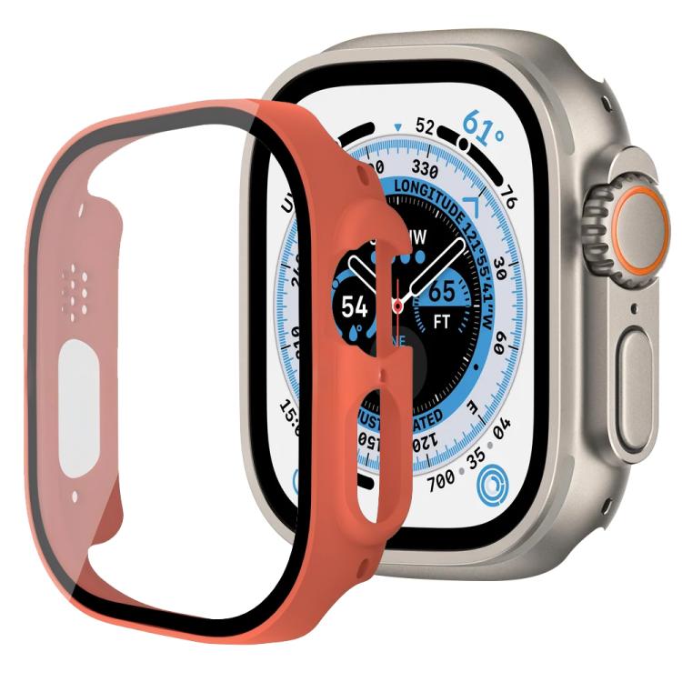 Capa de Relógio xDfind PC com Filme de Vidro Temperado Integrado, Para Apple Watch Ultra 3 / 2 / 1 49mm, Para Apple Watch Series 9 / 8 / 7 45mm, Para Apple Watch Series 9 / 8 / 7 41mm, Para Apple Watch Series 3 / 2 / 1 38mm