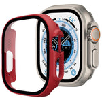 Capa de Relógio xDfind PC com Filme de Vidro Temperado Integrado, Para Apple Watch Ultra 3 / 2 / 1 49mm, Para Apple Watch Series 9 / 8 / 7 45mm, Para Apple Watch Series 9 / 8 / 7 41mm, Para Apple Watch Series 3 / 2 / 1 38mm