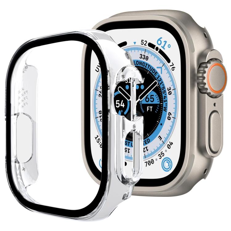 Capa de Relógio xDfind PC com Filme de Vidro Temperado Integrado, Para Apple Watch Ultra 3 / 2 / 1 49mm, Para Apple Watch Series 9 / 8 / 7 45mm, Para Apple Watch Series 9 / 8 / 7 41mm, Para Apple Watch Series 3 / 2 / 1 38mm