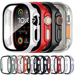Capa de Relógio xDfind PC com Filme de Vidro Temperado Integrado, Para Apple Watch Series 3 / 2 / 1 42mm