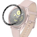 Anel de Aço para Smartwatch, Versão E, Para Samsung Galaxy Watch 3 41mm, Para Samsung Galaxy Watch 3 45mm