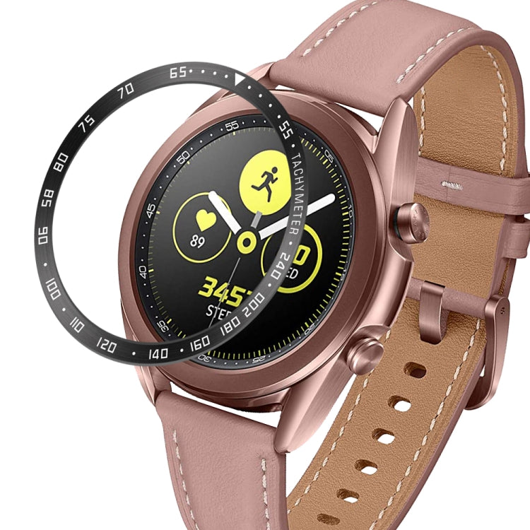 Anel de Aço para Smartwatch, Versão E, Para Samsung Galaxy Watch 3 41mm, Para Samsung Galaxy Watch 3 45mm