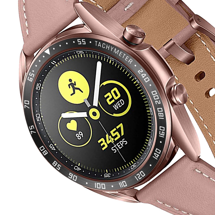 Anel de Aço para Smartwatch, Versão E, Para Samsung Galaxy Watch 3 41mm, Para Samsung Galaxy Watch 3 45mm