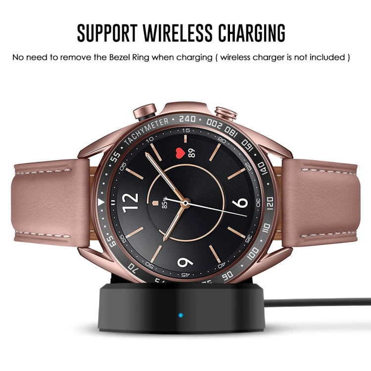 Anel de Aço para Smartwatch, Versão E, Para Samsung Galaxy Watch 3 41mm, Para Samsung Galaxy Watch 3 45mm