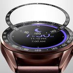 Anel de Aço para Smartwatch, Versão E, Para Samsung Galaxy Watch 3 41mm, Para Samsung Galaxy Watch 3 45mm