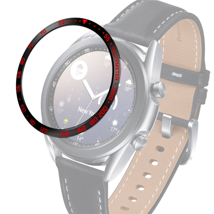 Anel de Aço para Smartwatch, Versão E, Para Samsung Galaxy Watch 3 41mm, Para Samsung Galaxy Watch 3 45mm