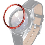 Anel de Aço para Smartwatch, Versão E, Para Samsung Galaxy Watch 3 41mm, Para Samsung Galaxy Watch 3 45mm