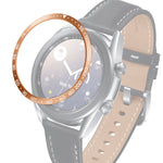 Anel de Aço para Smartwatch, Versão E, Para Samsung Galaxy Watch 3 41mm, Para Samsung Galaxy Watch 3 45mm
