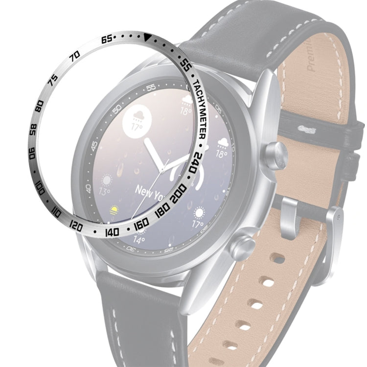Anel de Aço para Smartwatch, Versão E, Para Samsung Galaxy Watch 3 41mm, Para Samsung Galaxy Watch 3 45mm