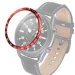 Anel de Aço para Smartwatch, Versão E, Para Samsung Galaxy Watch 3 41mm, Para Samsung Galaxy Watch 3 45mm