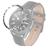 Anel de Aço para Smartwatch, Versão E, Para Samsung Galaxy Watch 3 41mm, Para Samsung Galaxy Watch 3 45mm