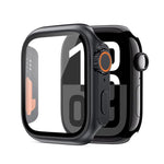 Capa de Relógio xDfind PC com Filme de Vidro Temperado Integrado para Ultra 49mm, Para Apple Watch Series 6 / 5 / 4 / SE 44mm, Para Apple Watch Series 6 / 5 / 4 / SE 40mm, Para Apple Watch Series 9 / 8 / 7 45mm, Para Apple Watch Series 9 / 8 / 7 41mm