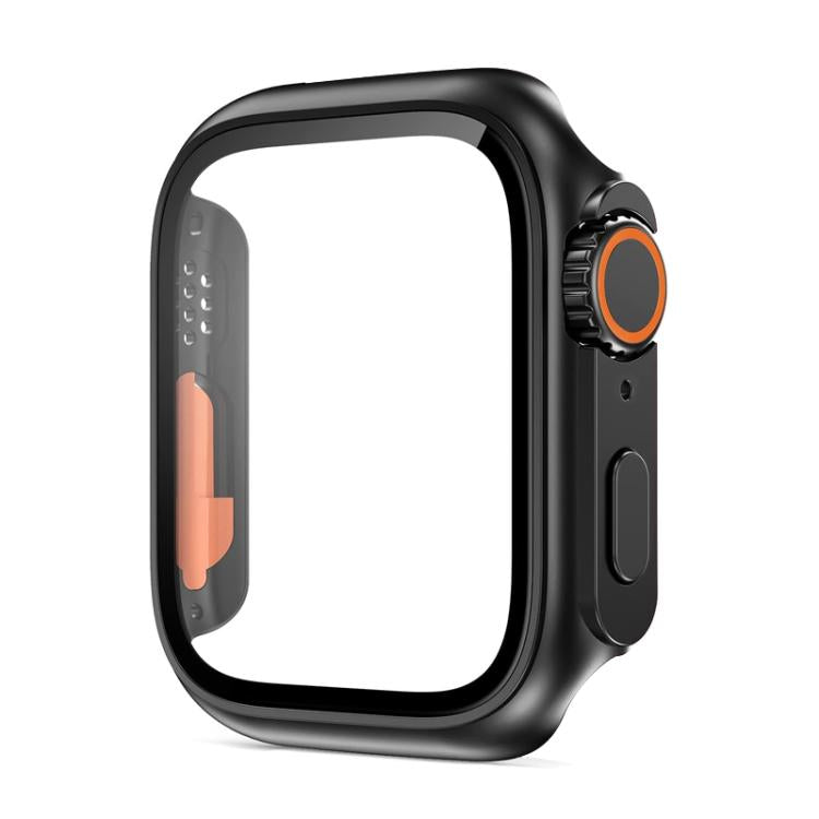 Capa de Relógio xDfind PC com Filme de Vidro Temperado Integrado para Ultra 49mm, Para Apple Watch Series 6 / 5 / 4 / SE 44mm, Para Apple Watch Series 6 / 5 / 4 / SE 40mm, Para Apple Watch Series 9 / 8 / 7 45mm, Para Apple Watch Series 9 / 8 / 7 41mm