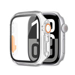 Capa de Relógio xDfind PC com Filme de Vidro Temperado Integrado para Ultra 49mm, Para Apple Watch Series 6 / 5 / 4 / SE 44mm, Para Apple Watch Series 6 / 5 / 4 / SE 40mm, Para Apple Watch Series 9 / 8 / 7 45mm, Para Apple Watch Series 9 / 8 / 7 41mm