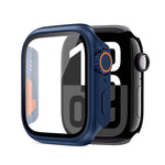 Capa de Relógio xDfind PC com Filme de Vidro Temperado Integrado para Ultra 49mm, Para Apple Watch Series 6 / 5 / 4 / SE 44mm, Para Apple Watch Series 6 / 5 / 4 / SE 40mm, Para Apple Watch Series 9 / 8 / 7 45mm, Para Apple Watch Series 9 / 8 / 7 41mm