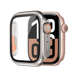Capa de Relógio xDfind PC com Filme de Vidro Temperado Integrado para Ultra 49mm, Para Apple Watch Series 6 / 5 / 4 / SE 44mm, Para Apple Watch Series 6 / 5 / 4 / SE 40mm, Para Apple Watch Series 9 / 8 / 7 45mm, Para Apple Watch Series 9 / 8 / 7 41mm