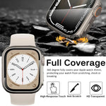 Capa de Relógio xDfind PC com Filme de Vidro Temperado Integrado para Ultra 49mm, Para Apple Watch Series 6 / 5 / 4 / SE 44mm, Para Apple Watch Series 6 / 5 / 4 / SE 40mm, Para Apple Watch Series 9 / 8 / 7 45mm, Para Apple Watch Series 9 / 8 / 7 41mm