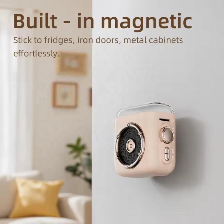 Altifalante Sem Fios Bluetooth 5.0 Portátil P6 com Relógio e Luz Noturna