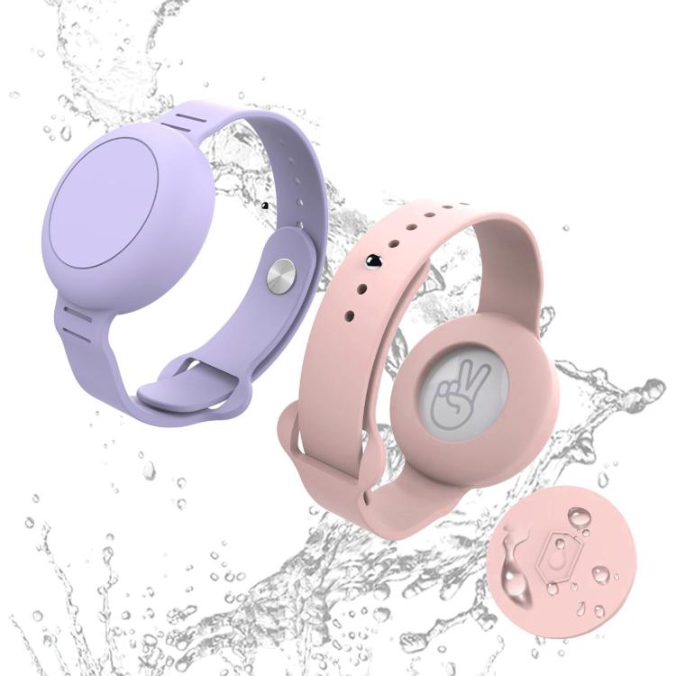 xDfind Capa Protetora Estilo Pulseira de Silicone Anti-perda, Para AirTag 2ª Geração / AirTag 1ª Geração