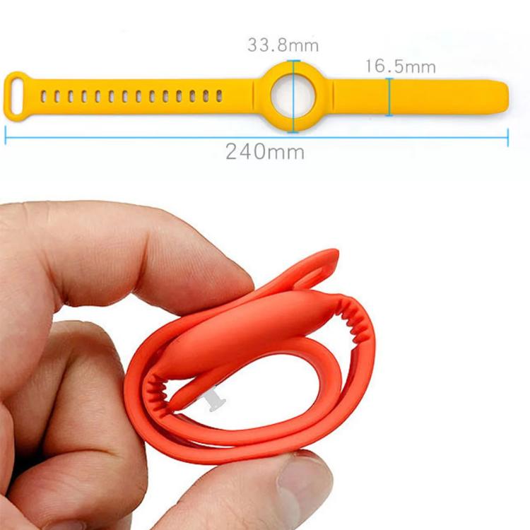 Capa Protetora Estilo Banda de Silicone Respirável para Rastreador Anti-perda xDfind, Para AirTag 2ª Geração / AirTag 1ª Geração