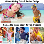 Capa Protetora Estilo Banda de Silicone Respirável para Rastreador Anti-perda xDfind, Para AirTag 2ª Geração / AirTag 1ª Geração