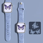 Pulseira de Silicone com Gravação a Laser 3D xDfind, Para Apple Watch 42 / 44 / 45 / 46 / 49mm, Para Apple Watch 38 / 40 / 41 / S11 42mm