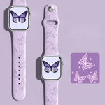 Pulseira de Silicone com Gravação a Laser 3D xDfind, Para Apple Watch 42 / 44 / 45 / 46 / 49mm, Para Apple Watch 38 / 40 / 41 / S11 42mm
