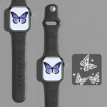 Pulseira de Silicone com Gravação a Laser 3D xDfind, Para Apple Watch 42 / 44 / 45 / 46 / 49mm, Para Apple Watch 38 / 40 / 41 / S11 42mm
