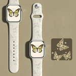 Pulseira de Silicone com Gravação a Laser 3D xDfind, Para Apple Watch 42 / 44 / 45 / 46 / 49mm, Para Apple Watch 38 / 40 / 41 / S11 42mm