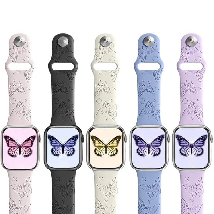 Pulseira de Silicone com Gravação a Laser 3D xDfind, Para Apple Watch 42 / 44 / 45 / 46 / 49mm, Para Apple Watch 38 / 40 / 41 / S11 42mm