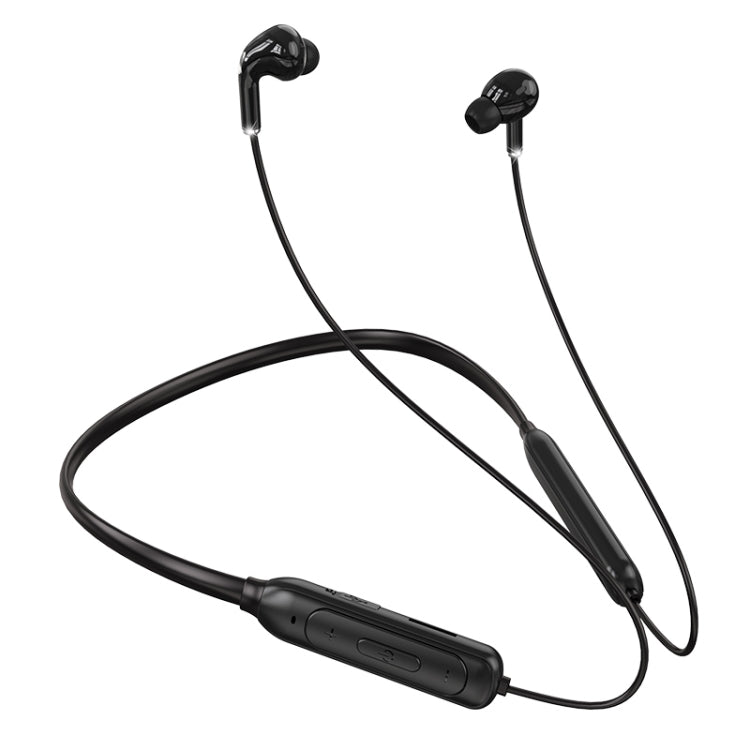 Auricular Bluetooth 5.1 M60 com Som Surround 8D Sem Fios para Pescoço Suporta Cartão TF Modo MP3