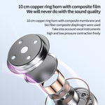 Auricular Bluetooth 5.1 M60 com Som Surround 8D Sem Fios para Pescoço Suporta Cartão TF Modo MP3
