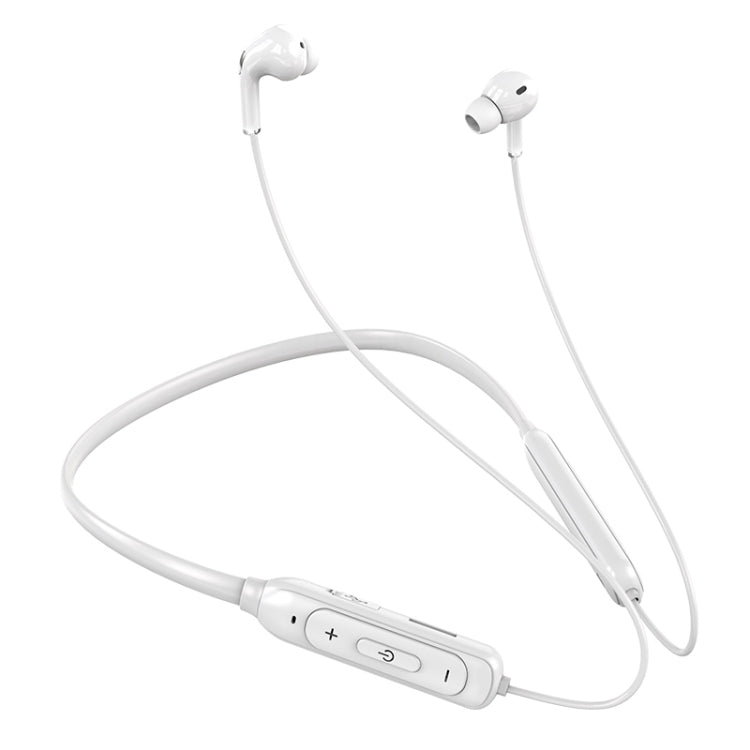Auricular Bluetooth 5.1 M60 com Som Surround 8D Sem Fios para Pescoço Suporta Cartão TF Modo MP3