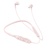 Auricular Bluetooth 5.1 M60 com Som Surround 8D Sem Fios para Pescoço Suporta Cartão TF Modo MP3